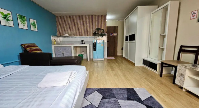 Номер Standard อิมแพค เมืองทองธานี ห้องเช่ารายวัน เมืองทอง popular condo C5