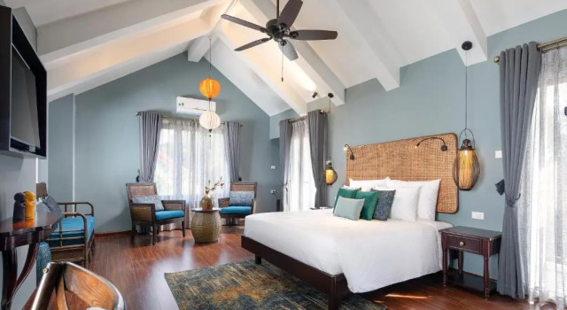 Люкс с видом на сад AIRA Boutique Hoi An Hotel & Spa