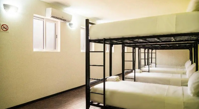 Кровать в общем номере c 1 комнатой Colorbox Beds and Rooms Tulum
