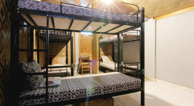 (camerata maschile) letto in camerata BILIK BAMBOO HOMESTAY