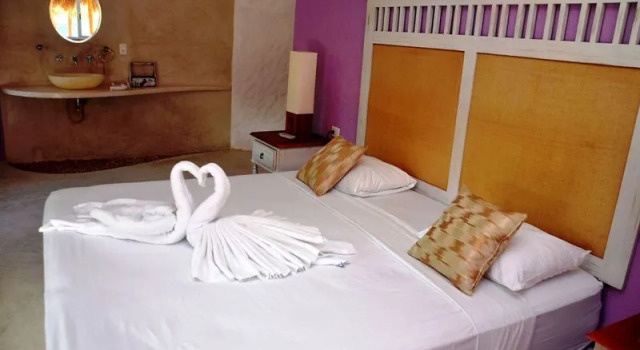 Standard Doppel Zimmer mit Blick Cielito Holbox