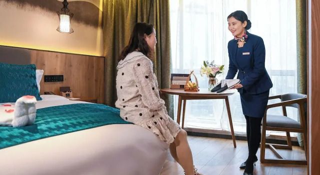 Двухместный номер Superior с видом на город Mehood Lestie International Hotel Chongqing Yuzhong Lianglukou Metro Branch