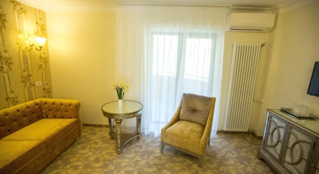 Семейный люкс с балконом Grand Hotel Minerva Resort & SPA