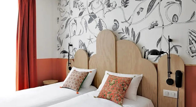 Номер Deluxe Caulaincourt Montmartre by Hiphophostels