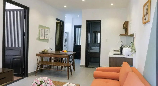 Апартаменты Deluxe с 2 комнатами с балконом Quang Vinh Apartment and Hotel Hoi An