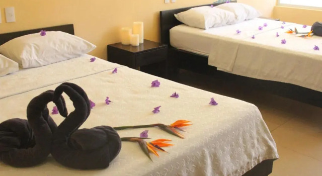 Четырёхместный номер Standard Room2Board Hostel and Surf School