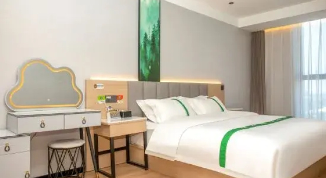 Люкс Business GreenTree Express Hotel (Luohe High-speed Railway West Station Wanda Plaza)