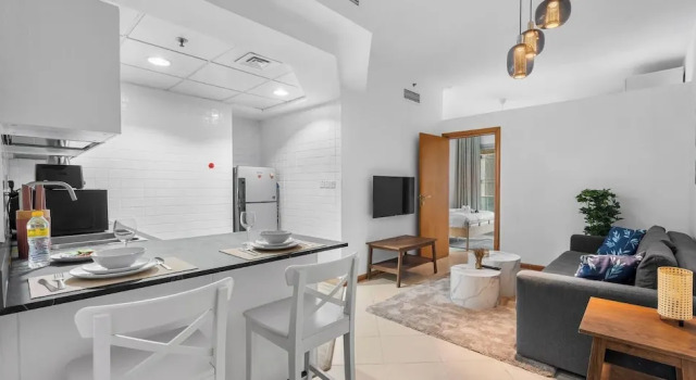 Stayshort - 1 Bed Apartment Sleeps 4 in Dubai Marina, Забронировать Апартаменты/квартира Апартаменты Эмирата Дубая, рядом с Dubai Marina Yacht Club, Апартаменты/квартира