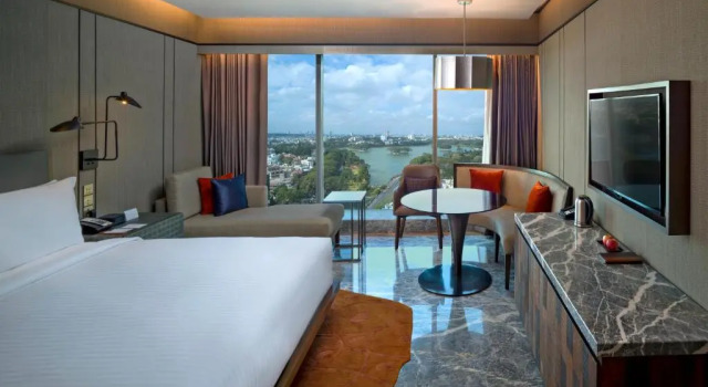 Двухместный номер Deluxe с видом на озеро Conrad Bengaluru