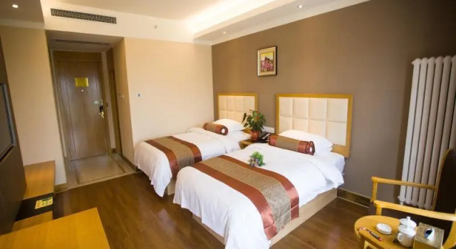 Двухместный номер Standard GreenTree Inn Shandong Taian Feicheng Xincheng Road Business Hotel