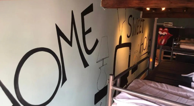 Кровать в общем номере Antwerp City Hostel