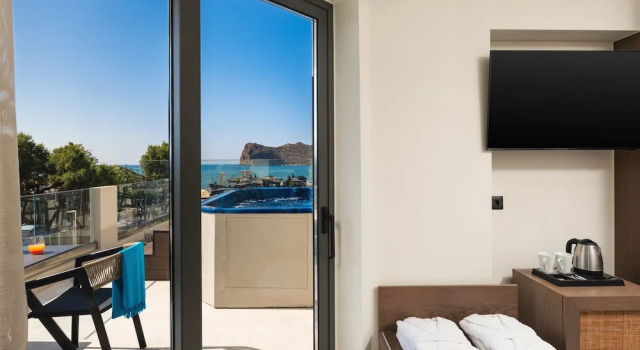 Номер Premium с балконом и с видом на море Elia Agia Marina Resort