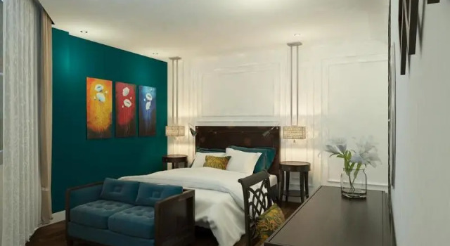 Семейный номер Standard с балконом и с красивым видом из окна Hanoi Chic Boutique Hotel
