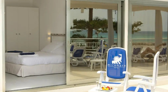 Двухместный номер Standard с видом на море Hotel Miramare