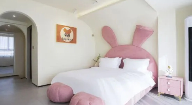 Люкс Sanya Panda's Powder House Sea View Beautiful Suites