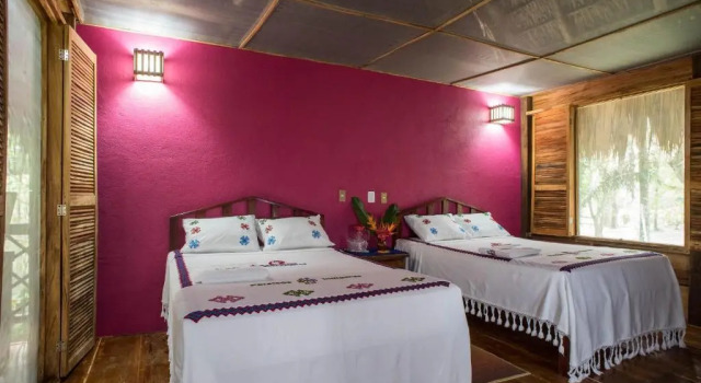 Четырёхместный номер Standard Las Guacamayas Lodge, Selva Lacandona, Chiapas México