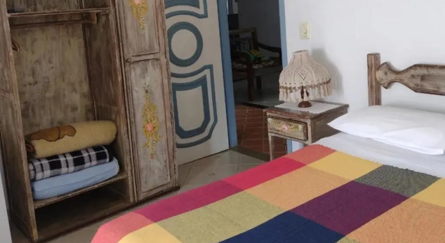 Трёхместный номер Standard с балконом и с красивым видом из окна Pousada Serenna Centro