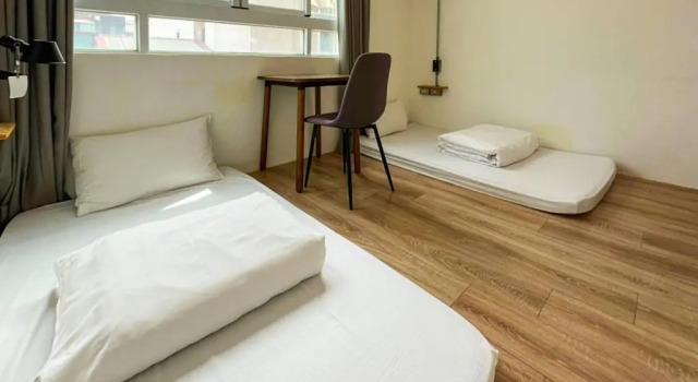 Кровать в общем номере Light Hostel