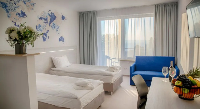 Номер Comfort с балконом Mielno Holiday Apartments