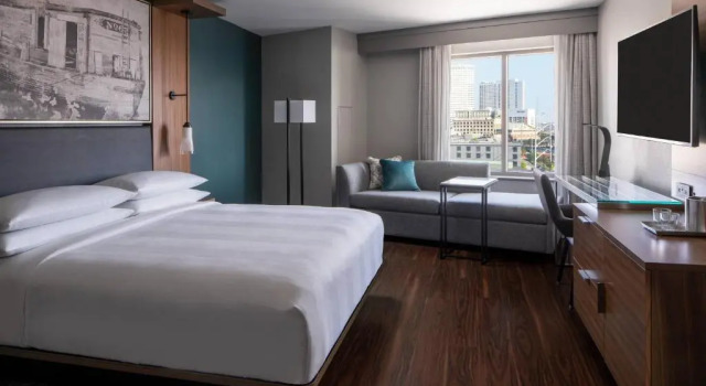 Двухместный номер Standard New Orleans Marriott Warehouse Arts District