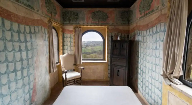 Standard Zimmer mit Balkon und mit Stadtblick Castello Di Monterone