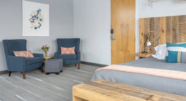 Bett im Wohnheim The Mill Inn