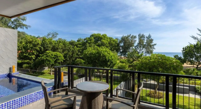 Grand dublă cameră cu balcon și cu vedere la mare Angsana Lang Co