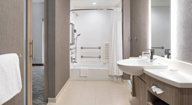 Четырёхместный люкс SpringHill Suites by Marriott Greenville Downtown