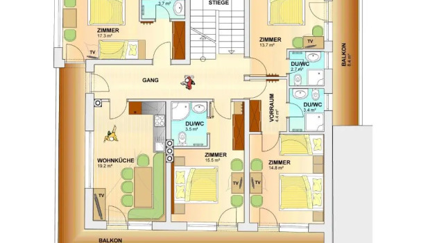 Апартаменты Ferienhaus Apart Sonnzeit
