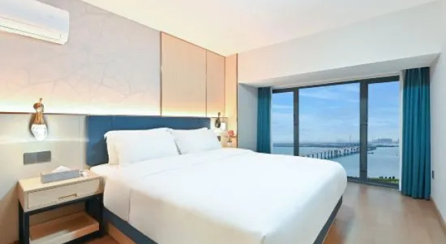 Семейный люкс с 3 комнатами с видом на реку Fenglin International Apartment (Guangzhou Nansha Zhujiang Tianhougong Branch)
