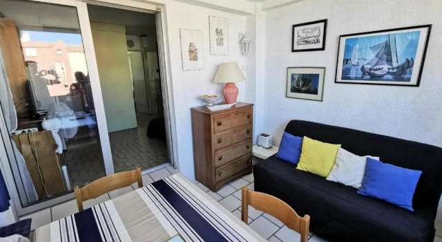 Résidence LES NEFS DES SABLES - Studio pour 4 Personnes 14, Rezerwuj Hotel Port-Leucate Corbières