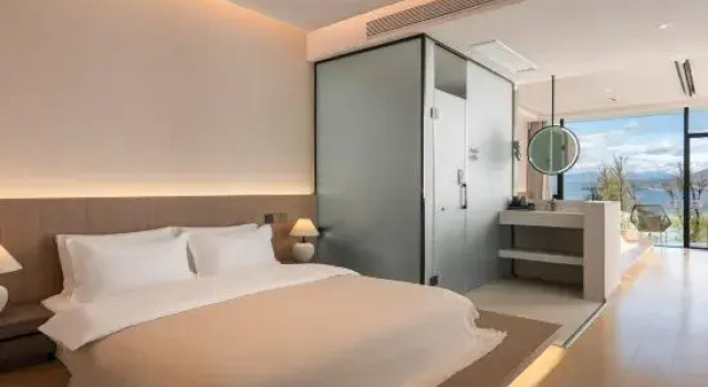 Семейный люкс Executive с видом на море Dali Biyan Riverside Homestay (Erya Waxi Xiao Putuo Scenic Area Store)