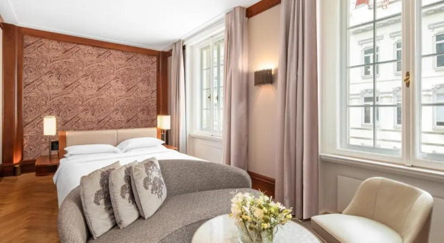 Двухместный номер Deluxe с красивым видом из окна Park Hyatt Vienna