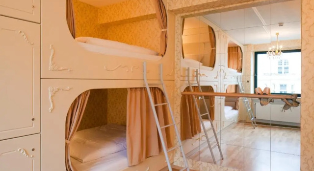 Кровать в общем номере (женский номер) Hostel die Wohngemeinschaft
