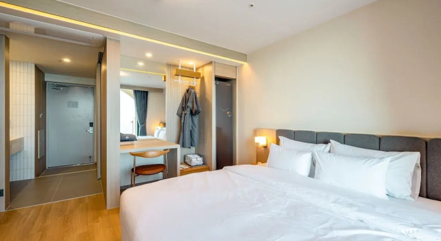 Camera Deluxe con vista sull'oceano Hound Hotel Ulsan