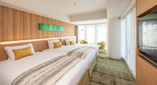 Трёхместный номер Standard Hotel GrandBach Sendai