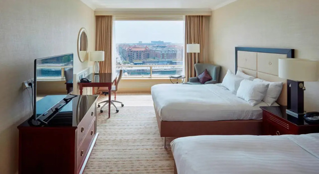 Четырёхместный номер Deluxe с видом на воду Copenhagen Marriott Hotel