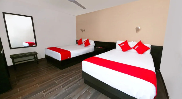 Четырёхместный номер Standard OYO Hotel Plata,Fresnillo, Zacatecas
