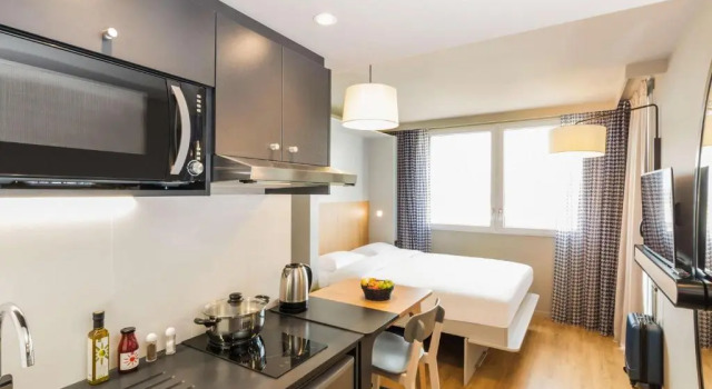 Двухместная студия Aparthotel Adagio access Palaiseau Saclay