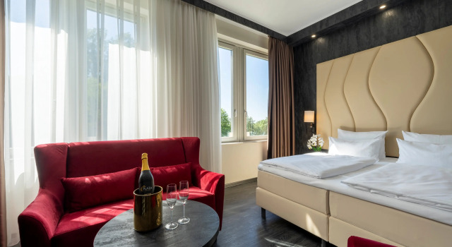Двухместный номер Comfort с видом на озеро PLAZA Premium Schwerin