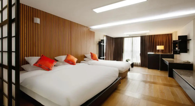Двухместный семейный номер Standard Shin Shin Hotel Jeju Ocean