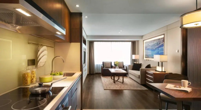 Апартаменты c 1 комнатой Marriott Executive Apartments Tianjin TEDA
