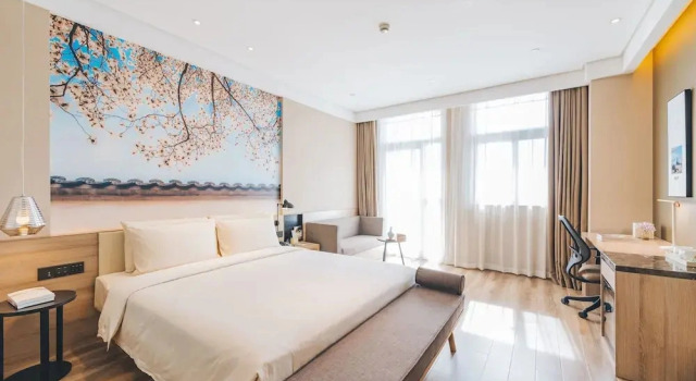 Двухместный семейный люкс Atour Hotel Xiang cheng Suzhou