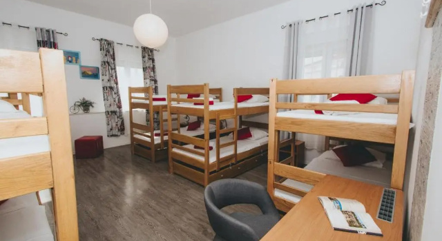 Кровать в общем номере Hostel Globo