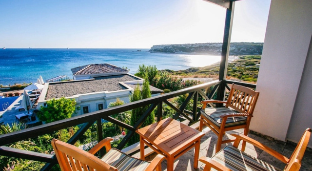 Люкс Bertiz Bozcaada Hotel and Restaurant