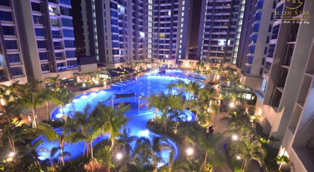 Апартаменты c 1 комнатой с видом на бассейн Atlantis Residence Melaka By GGM