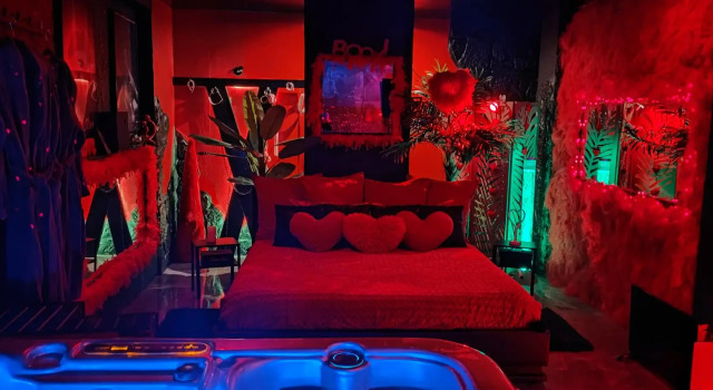 Loft romantique Hammam Spa Privatif Playroom, 预订 度假村 格勒诺布尔 Grenoble Area