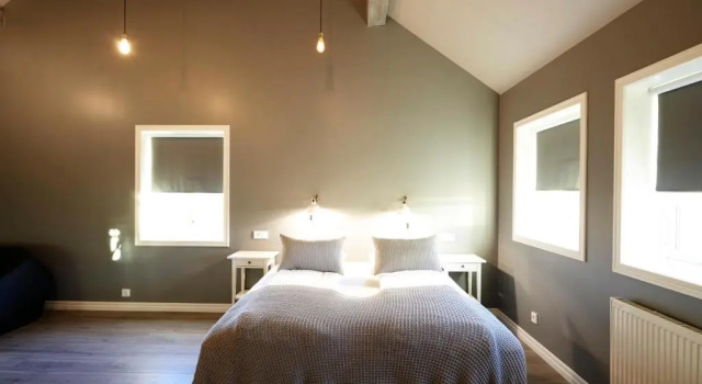 Superior Twin room Fosshotel Hellnar