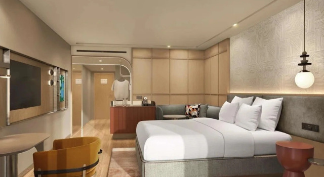 Deluxe Executive Twin room with city view Pullman Kuching