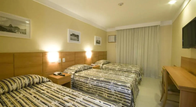 Трёхместный номер Standard Hotel Atlântico Business Centro